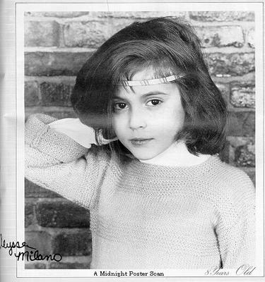 Alyssa Milano jeune